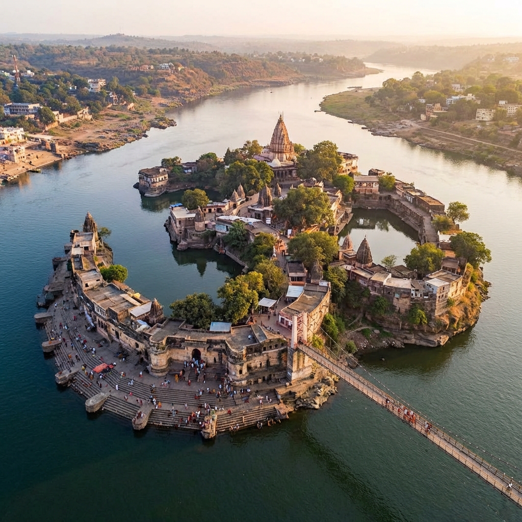 Omkareshwar Temple Island